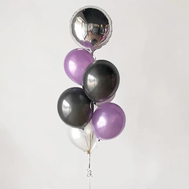 3 Color Balloon Bunch