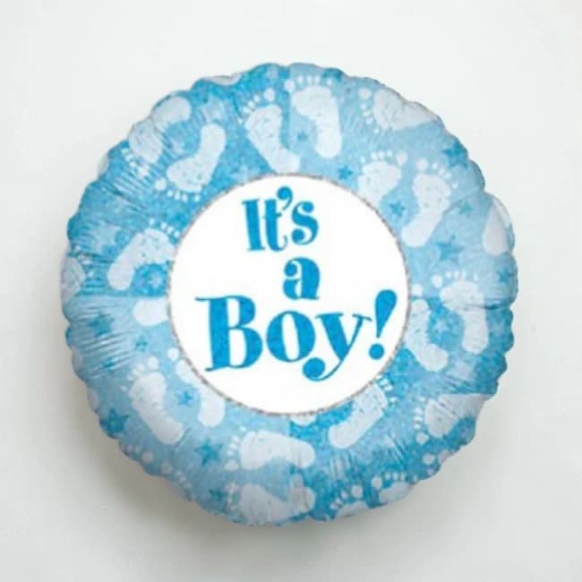 A Boy Footprints Balloon