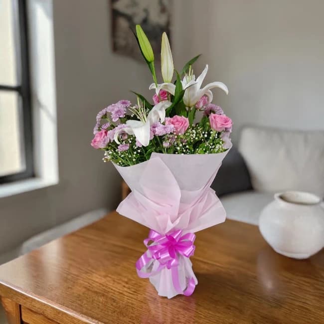 Pink Carnation Vase