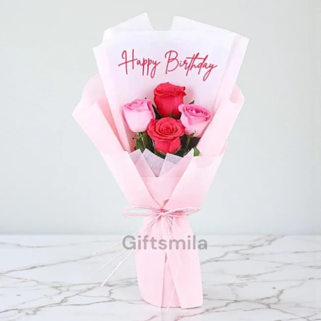Birthday Roses Bouquet