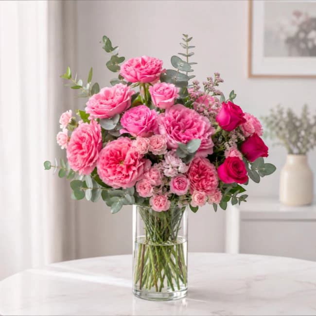 Bliss Luxurious Floral Vase