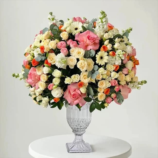 Elegant Glass Vase Arrangement
