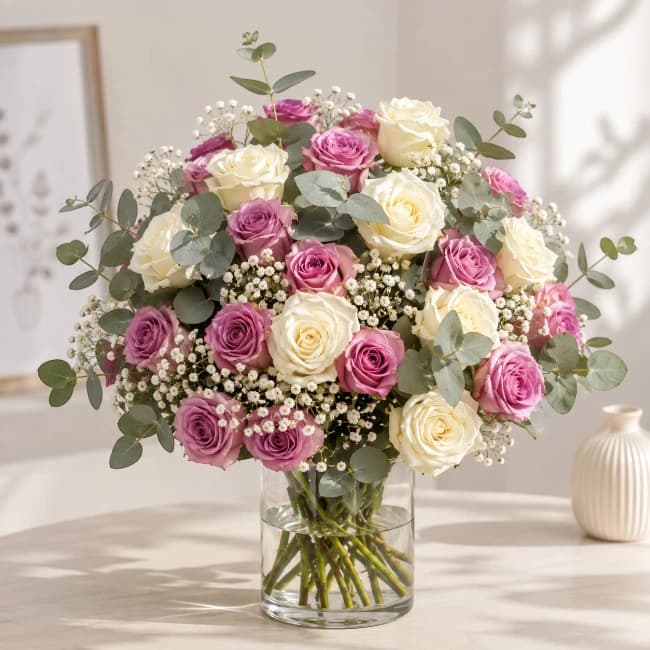 Floral Moonlight Vase
