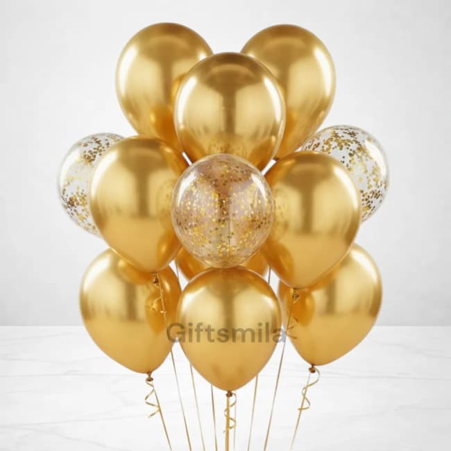 Golden & Silver Balloon