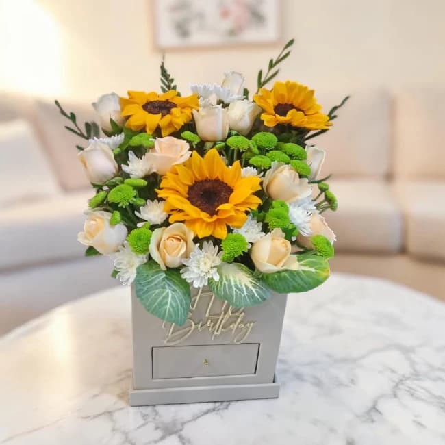 Happiness Flower Box
