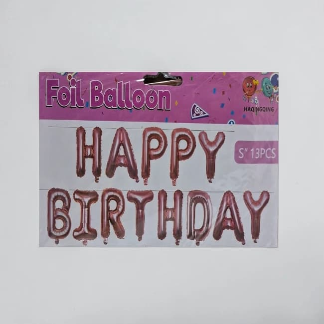 Happy Birthday Foil Balloon