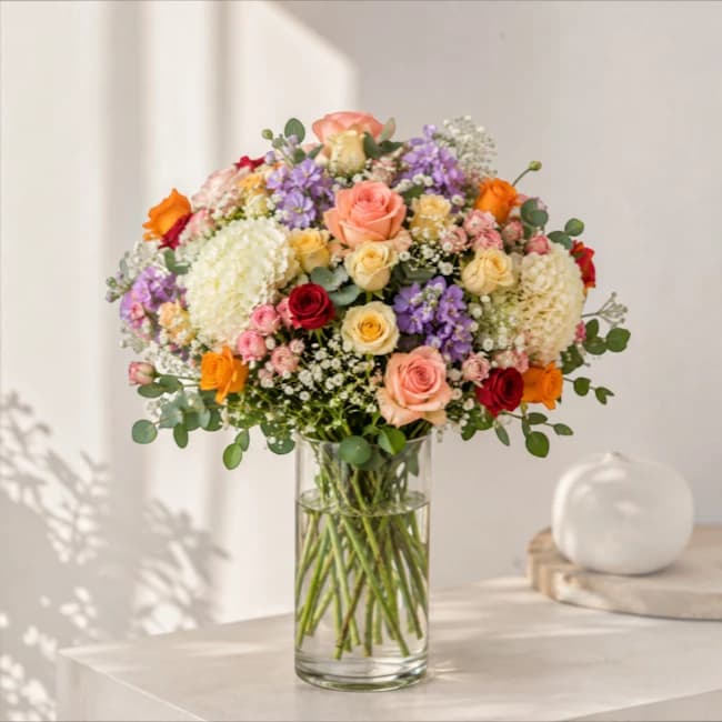 Harmony Mixed Flower Vase