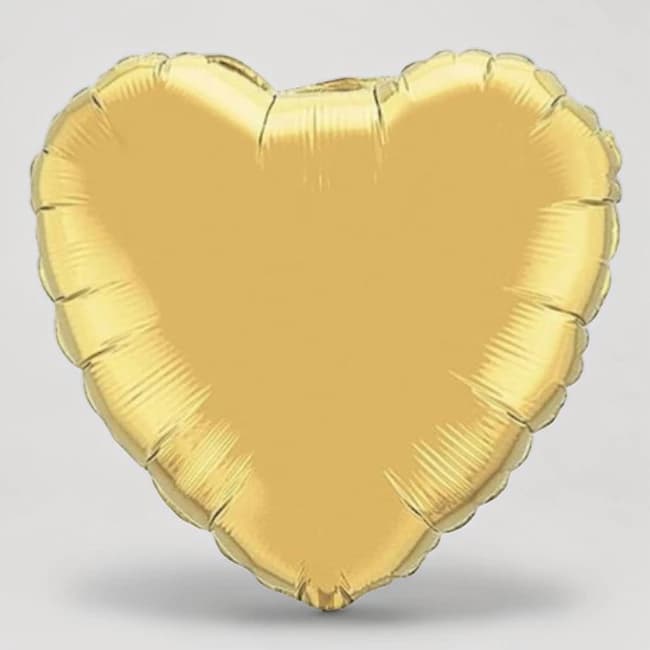 Heart Gold Foil Balloon