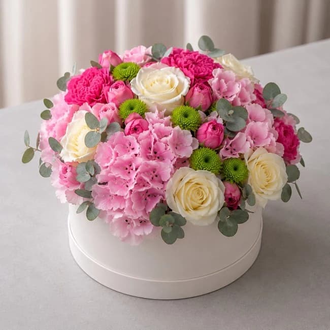 Hydrangea & Roses Box
