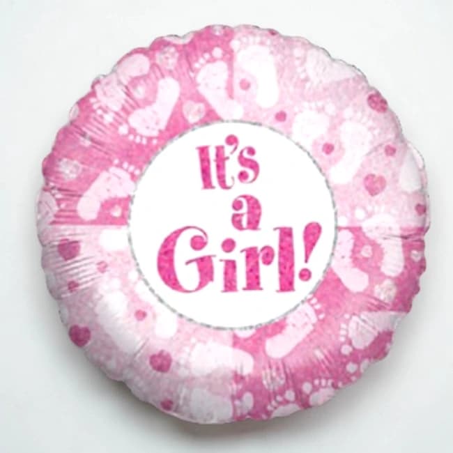 Its A Girl Footprints