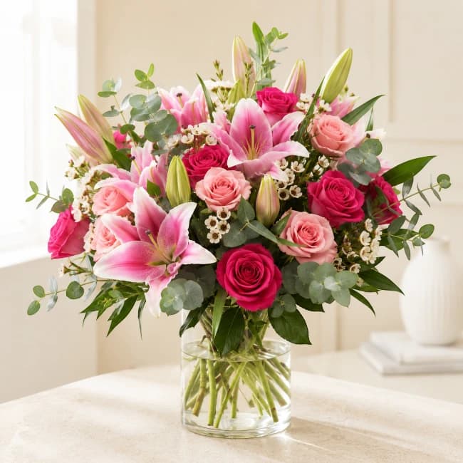 Love Floral Vase