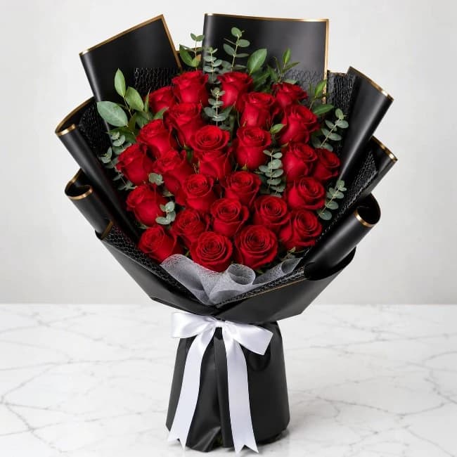 Love Red Roses Bouquet