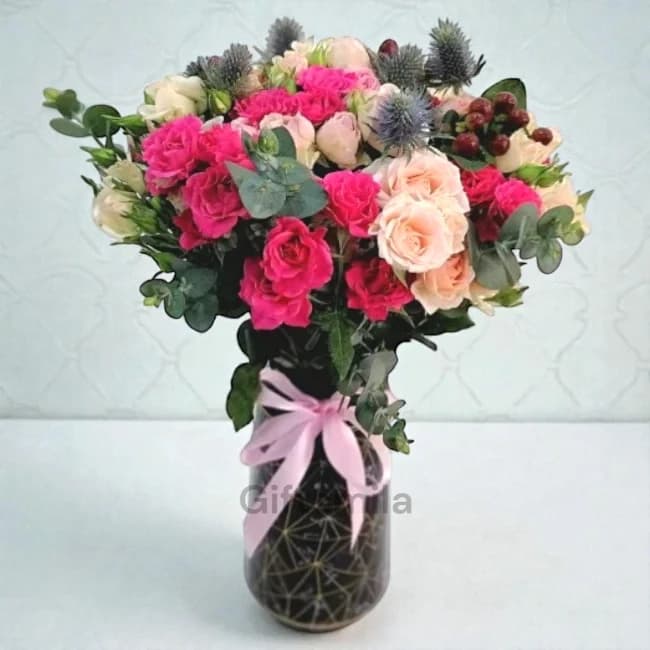 Luxury Mixed Flower Vase