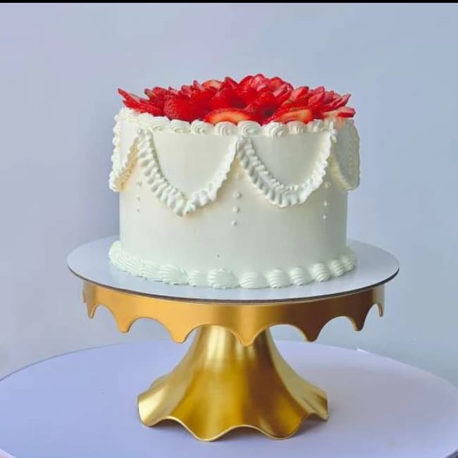 Luxury Strawberry Cream Cake