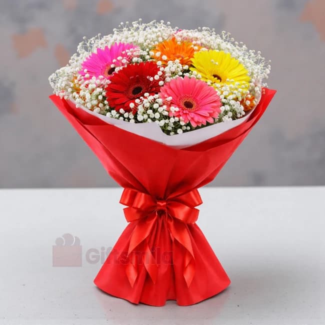 Mixed Gerbera Bouquet