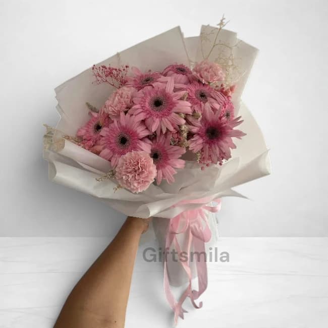 Mixed Pink Flower Bouquet
