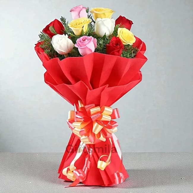 Premium Mixed Roses Bouquet