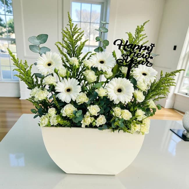 New Year Garden Blooms