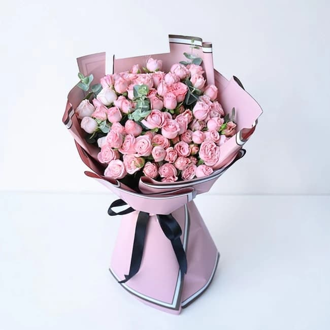 Pink Baby Roses Bouquet