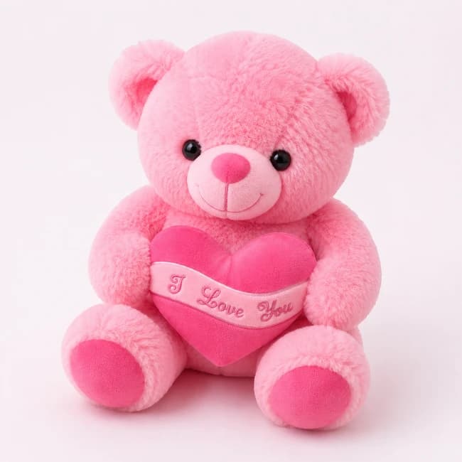 Pink Teddy Bear Love