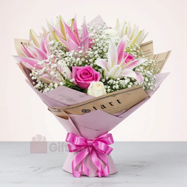 Pink lilies Bouquet