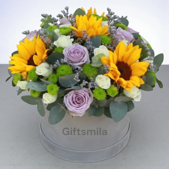 Sunflower & Roses Box