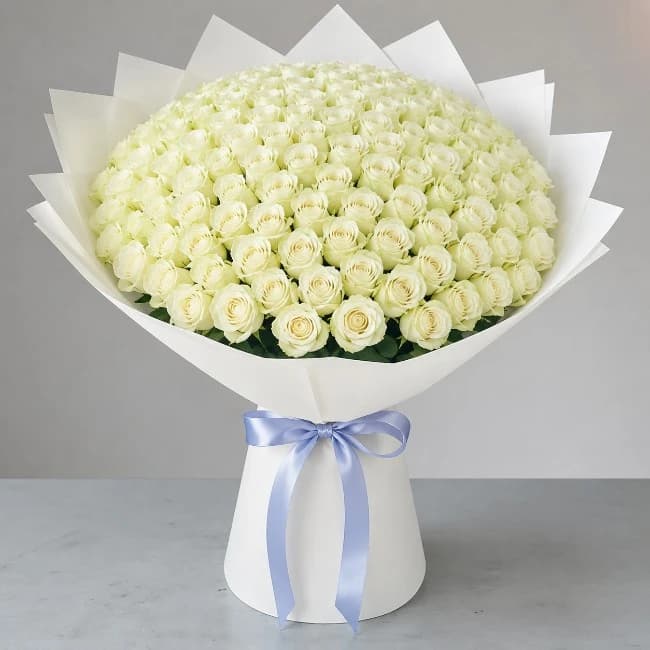 White Roses Bouquet