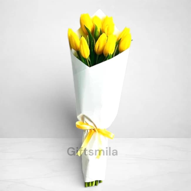 Yellow Tulip Bouquet