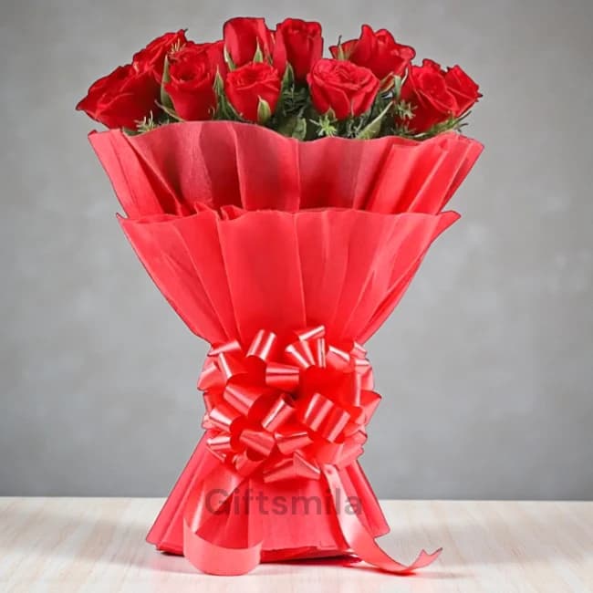 15 Red Roses Bouquet