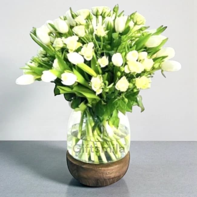 Awesome White Flower Vase