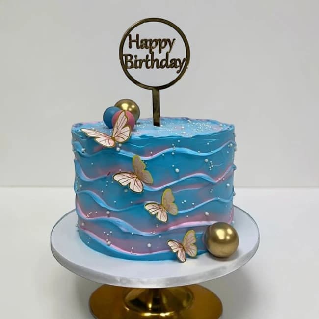 Butterfly Birthday Cake