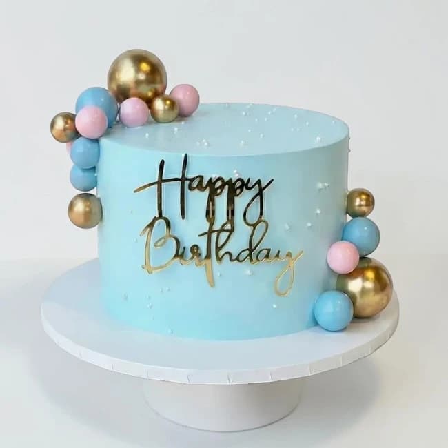 Colorful Birthday Cake