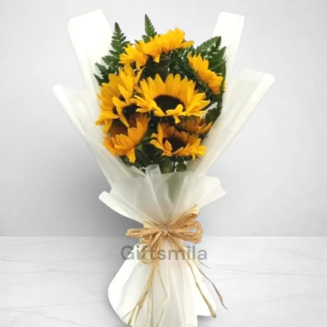 Elegant Sunflower Bouquet