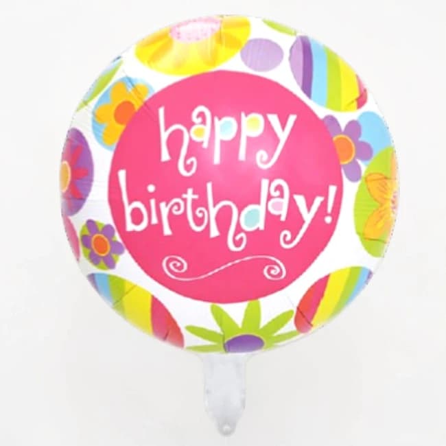 HBD Bold Color Flowers