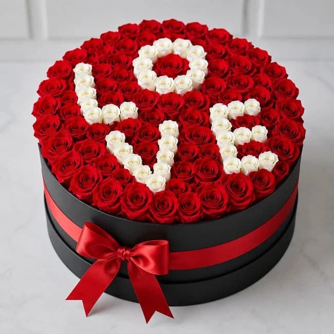 Love Letter Rose Box
