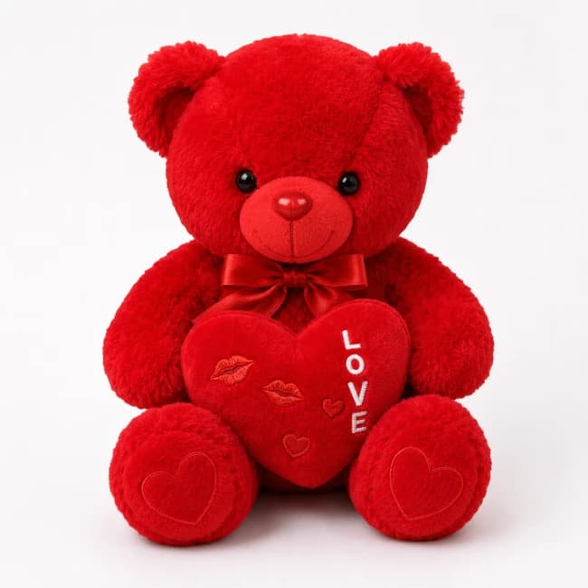 Love Red Teddy Bear
