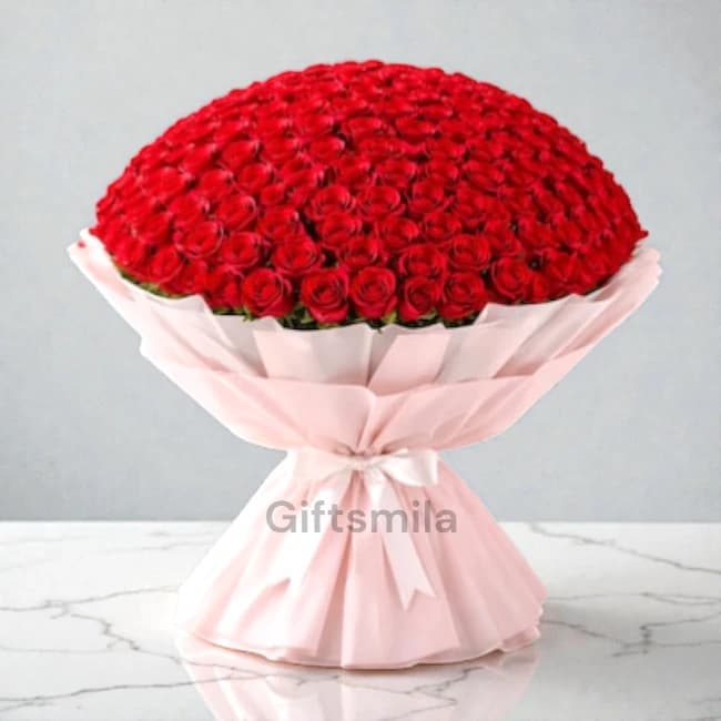 Luxury Red Roses Bouquet