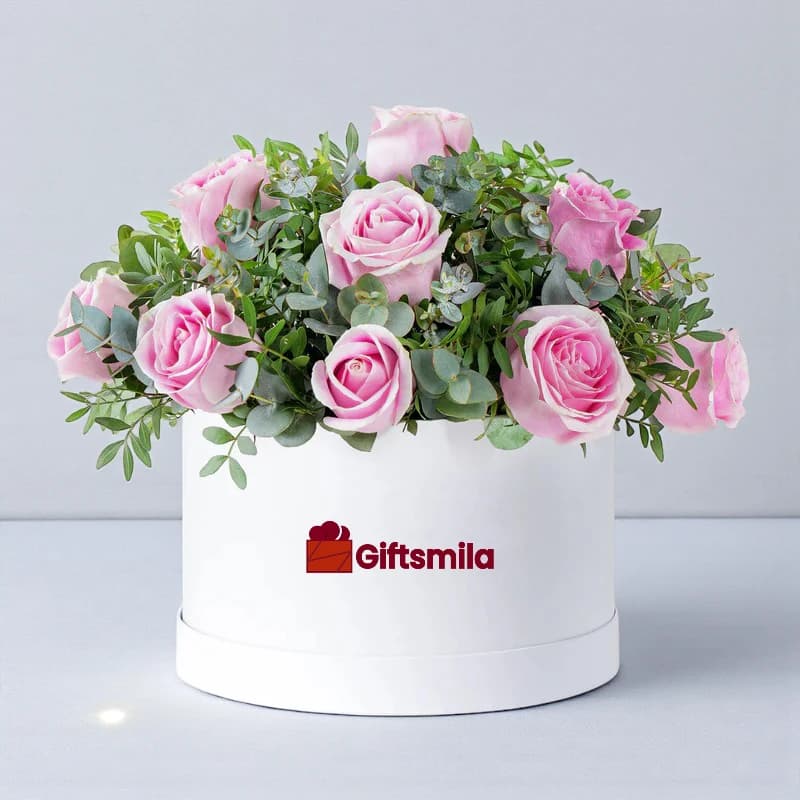 Pink Roses Box
