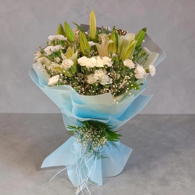 White Floral Blooming