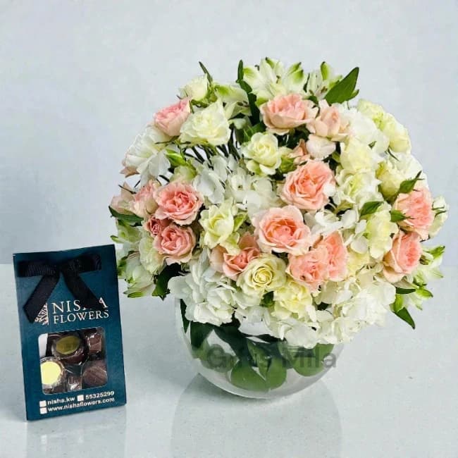 Luxury Flower Vase Chocolates